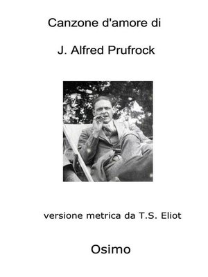 cover image of Canzone d'amore di J. Alfred Prufrock